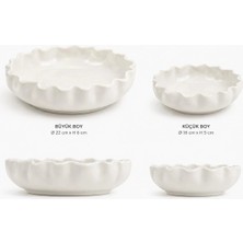 Beige & Stone x Duygu Batum Hardal Momento Wave Bowl Set Servis Sunum Tabağı