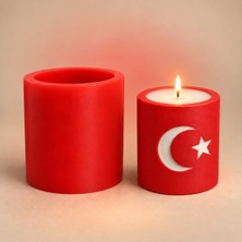 Luce Mondo Craft Silikon Kalıp Ay Yıldız & Türk Bayrağı Mumluk/şamdan