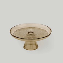 Linens  Clarity Ayaklı Tabak 21X9.5 cm Bronz