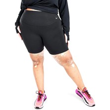 Nike One Dri-Fit Plus Kadın Siyah Antrenman Şort