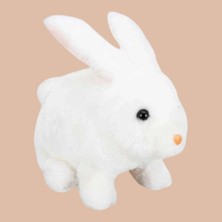 Sunman Puffy Friends 375-2 Sevimli Pelüş Tavşan Robbie Hareketli Sesli Beyaz 12M+