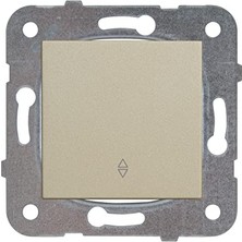 Ertürk Store Novella Bronz Vavien Mekanizma+Düğme Kapak, Çabuk Bağlantı, Çarpma Karşıtı, Çocuk Korumalı