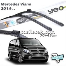 Ertürk Store Mercedes V Serisi Aeroflex ile Uyumlu 2014-... Ön Silecek Takımı