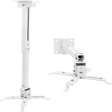Ertürk Store Teleskopik Tavan Projeksiyon Cihazı Askı Aparatı 50-90 cm Arası Ayarlanabilir