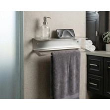 Maison Luré 304 Paslanmaz Çelik Havlu Askısı Duvar Tipi Banyo Havluluk Banyo Askısı