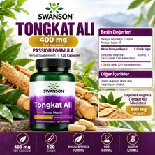Swanson Longjack Tongkat Alı For Men 400 Mg 120 Caps