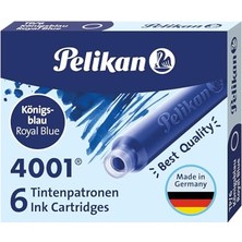 Ertürk Store Kartuş Serisi TP6X Dolma Kalem Kartuşu Mavi