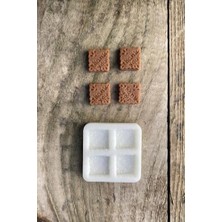 Ertürk Store Kare Bisküvi Mum Kalıbı (Silikon)