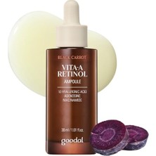 Ertürk Store Siyah Havuç Özü ve Saf Retinol Içeren Sıkılaştırıcı Ampul