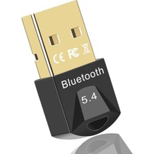 Ertürk Store PX-BTU54 Bluetooth 5.4 Nano USB Adaptör, Pc Notebook Laptop Için Mini Bluetooth V5.4 Dongle, Windows 11/10 Uyumlu