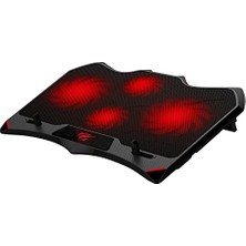 Ertürk Store Gamenote F2081 Rgb Gaming Laptop Soğutucu, 2 Büyük Fan, 2200RPM