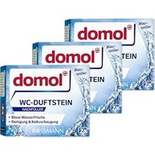 Ertürk Store Tuvalet Temizleyici Yedek, 80 G, 3 Adet, Mavi Su ve Kireç Önleyici