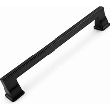 Ertürk Store Siyah 160 mm Dayanıklı Lüx Olifka Mat Çekmece Kulp Dolap Kapak Kulpu Modern Şık Tasarım