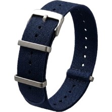 Ertürk Store Nato Saat Kordonu - Elastik Kumaş Kayışı N39TLD - 18 mm 20 mm 22 mm Uyumlu Örme Kayış - Kadın Erkek Çok Renkli Tekstil Kordon