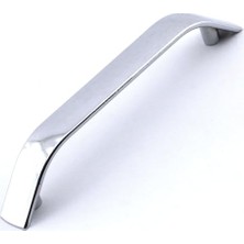 Ertürk Store Alara Kulp Mobilya Mutfak Dolabı Çekmece Dolap Kulpları Kapak Kulpu Metal, 96 Mm, 10 Adet, Krom Renk