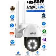 Baff SMART-6207 Wifi Ptz Speed Dome Kamera Tuya Smart 2mp Full Hd Akıllı Güvenlik Kamerası