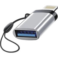 Ertürk Store Ha-07 Lightning Otg Flash Bellek Okuyucu ve Dönüştürücü; Ios USB Bağlantısı ve Şarj Desteği