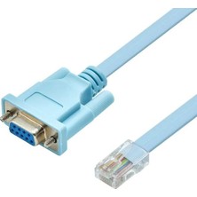 Ertürk Store RJ45 Çevirici Dönüştürücü Adaptör, RS232 Db9 Seri Port Konsol Uyumlu Ethernet Kablosu Görüntü ve Veri Uzatma Aparatı, VGA