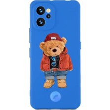 Ertürk Store S19 Max Pro ile Uyumlu Mavi Baskılı, Kamera Korumalı Silikon Kılıf