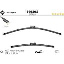 Ertürk Store Set Silecek Volvo XC40 (2017-2023) (600+500 Mm) 119494