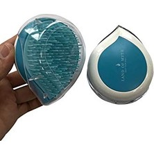 Ertürk Store LOM1240 Compact Detangling Brush To Go, Blue White, Çanta Tipi Kapaklı Saç Fırçası