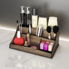 Ertürk Store Small Ahşap Makyaj, Takı ve Banyo Kozmetik Düzenleyici Organizer