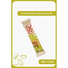 Ülker Go Ahead Antep Fıstıklı Granola Bar - 20 Gram - 9 Adet