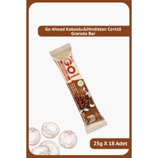 Ülker Go Ahead Kakaolu ve Hindistan Cevizli Granola Bar - 25 Gram - 18 Adet