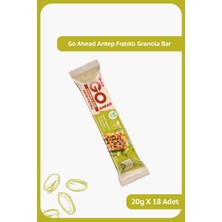 Ülker Go Ahead Antep Fıstıklı Granola Bar - 20 Gram - 18 Adet