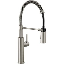 Ertürk Store Faucet Antoni Pull Down Püskürtücülü Mutfak Bataryası, Spotshield Paslanmaz 18803-SP-DST, Ticari Mutfak Lavabo Bataryası, Mutfak Lavabo Muslukları, Manyetik Yerleştirme Püskürtme Kafası
