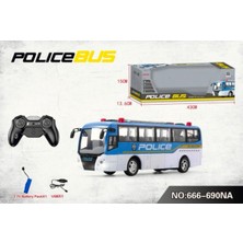 Kaia Life 666-690NA Uzaktan Kumandalı Oyuncak Polis Otobüsü
