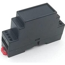 Ertürk Store Dın Rayına Uygun Siyah Plastik Elektronik Kutu, 24 x 59 x 88 mm
