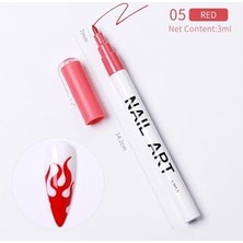 Ertürk Store Nail Art Çizim Kalemi Kırmızı (53542-5) 2344