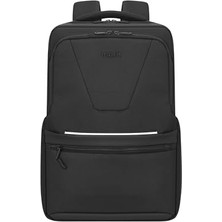 Ertürk Store MCE-1213 Çevre Dostu 16 Inç Su Iticı Laptop Sırt Çantası USB Şarj Portlu Siyah