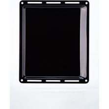 Ertürk Store Fırın Tepsisi, Ankastre Emaye 45,5X36,5X2 cm Bosch Siemens Beko Arçelik Vestel Profilo Uyumlu Siyah Renk