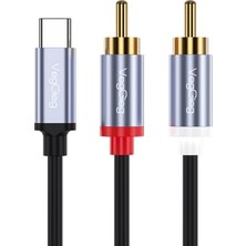 Ertürk Store USB Type-C To 2 Rca Ses Kablosu 1.5 Metre