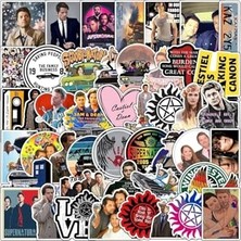 Ertürk Store Supernatural Dizisi Seri 1 Macbook Notebook Tablet Telefon Ajanda Laptop Defter Sticker Seti