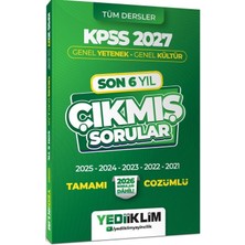 Akm Kitap 2027 Kpss Genel Yetenek Genel Kültür Son 6 Yıl Tamamı Çözümlü Çıkmış Sorular Yediiklim Yayınları