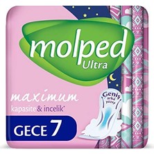 Ertürk Store Ultra Hijyenik Ped Gece 7 Adet