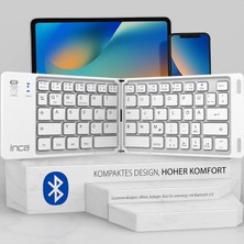 Str Store IBK-580BT Katlanabilir Bluetooth Klavye | Sessiz 67 Tuş Mini Taşınabilir Ios/android/windows Uyumlu