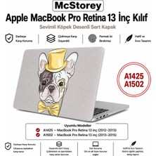 Str Store MacBook Pro Retina 13 Inç Kılıf A1425 A1502 Uyumlu Köpek Desenli Sert Kapak Kılıf Mat Hard Case Ince Hafif Çizilme Koruyucu Laptop Kılıfı Dog 61