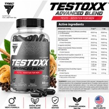 Trec Nutrition Testoxx Test Booster Tribulus Daa Aspartic Acid Maca Ginseng 60 Caps