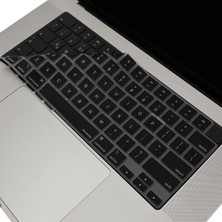 Str Store MacBook Us Ingilizce Klavye Koruyucu Ansı Amerikan Enter M1-M5 | A2681 A3113 A3240 A3449 A2941 A3241 A2442 A2779 A2992 A2485 A2991 | Keyboard Cover Touch Id Siyah