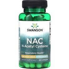 Swanson N-Acetyl Cysteine Liver Support 1000 Mg 60 Caps - Abd Versiyon