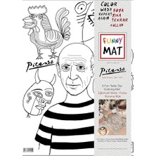 Ertürk Store Funny Mat Picasso 30X40 Cm, Yeni
