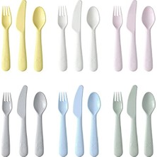Ertürk Store 704.613.85 Çocuk Çatal Bıçak Takımı, 18 Parça, Bpa Içermeyen