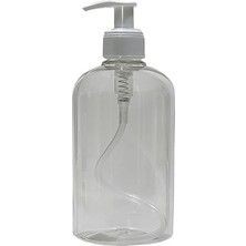 Ertürk Store Paradise Boş Pet, Sıvı Sabun Şişesi 500 ml & Valf 3 Adet Takım