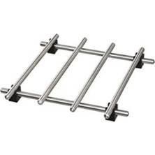 Ertürk Store Lamplig Nihale Altlık, 17,8 x 17,8 Cm, Paslanmaz Çelik