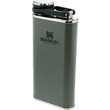 Ertürk Store Klasik Cep Matarası 0.23 Litre - Yeşil (Hammertone Green) | Paslanmaz Çelik