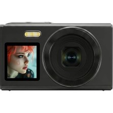 Ertürk Store 4K Dijital Kamera; Wifi Bağlantılı, Taşınabilir Vlog Fotoğraf Makinesi, Flaşlı ve Ekranlı Kompakt Kamera